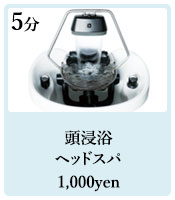 頭浸浴ヘッドスパ